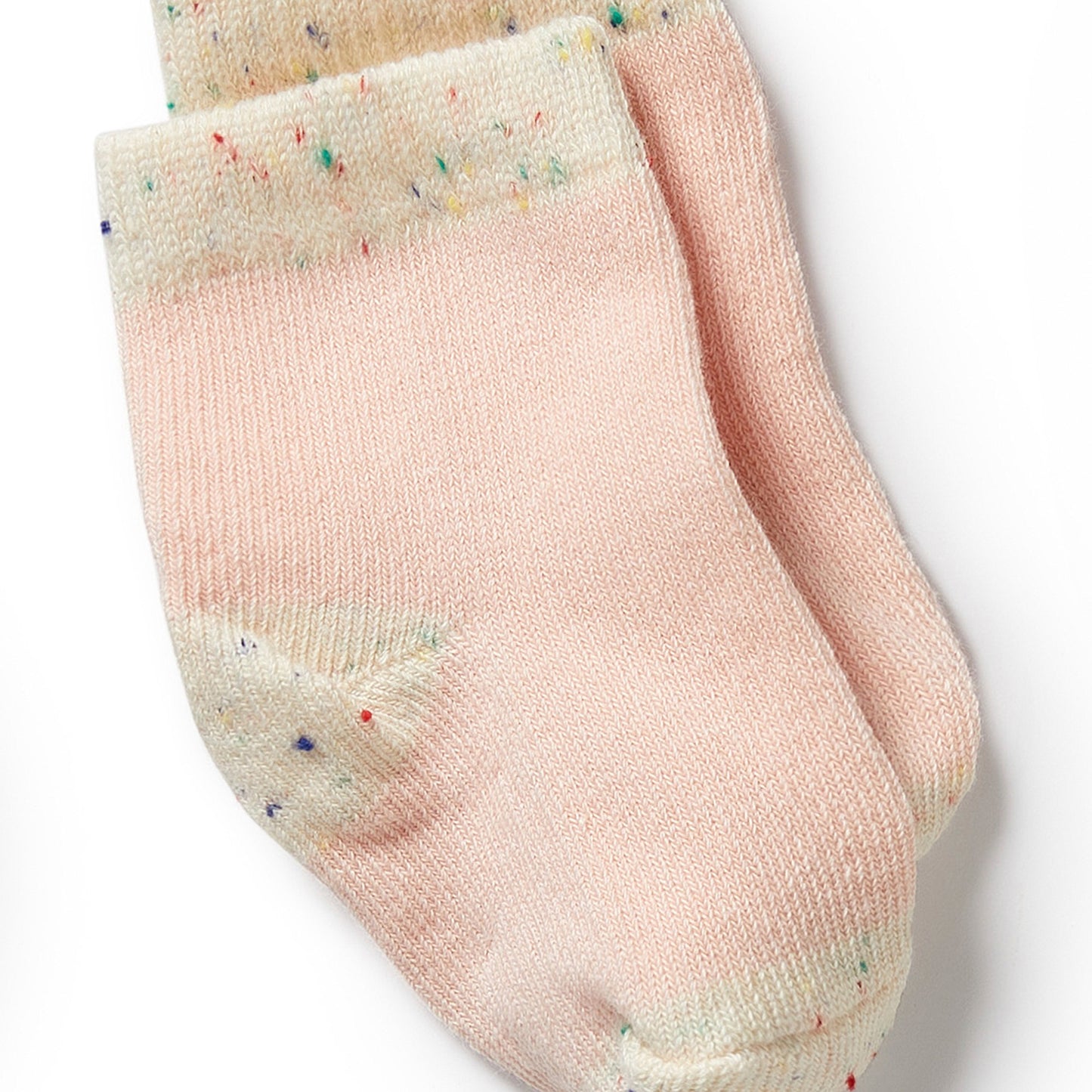 Wilson and Frenchy - ORGANIC 3 PACK BABY SOCKS - MINT GREEN, CREAM, PINK