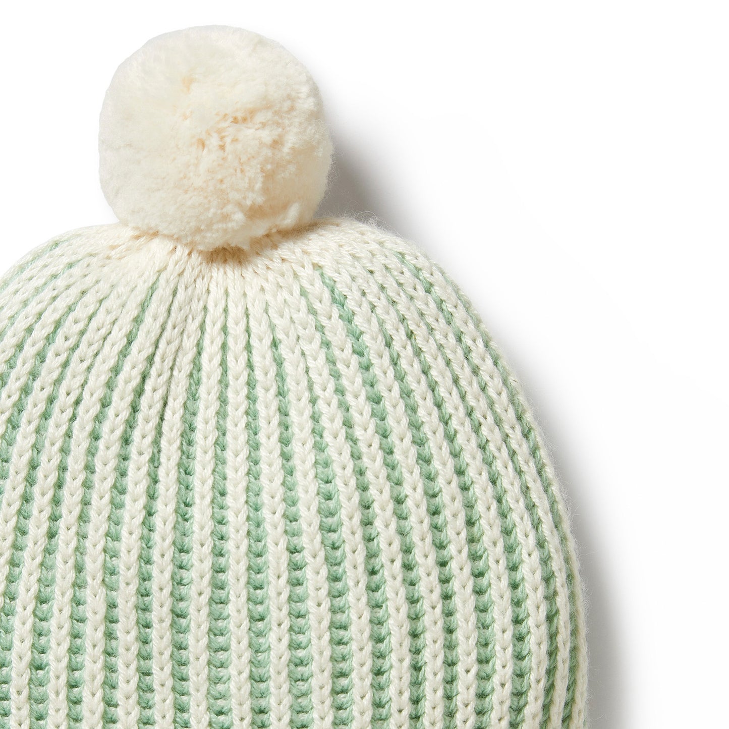 Wilson and Frenchy - KNITTED RIBBED HAT - MINT GREEN
