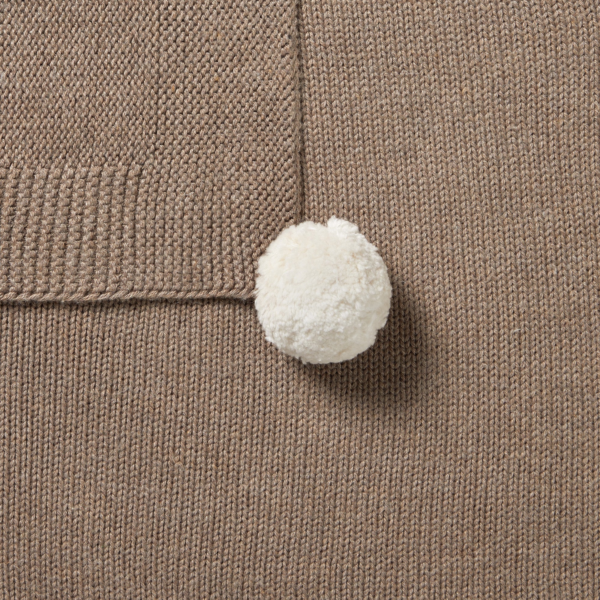 Wilson and Frenchy - KNITTED BLANKET - WALNUT