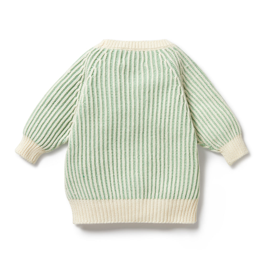 Wilson & Frenchy Knitted Ribbed Jumper Mint Green