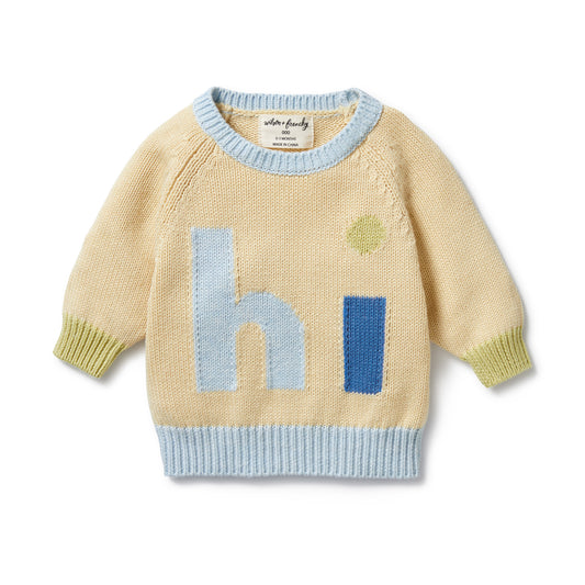 Wilson and Frenchy - KNITTED JACQUARD JUMPER - DEW