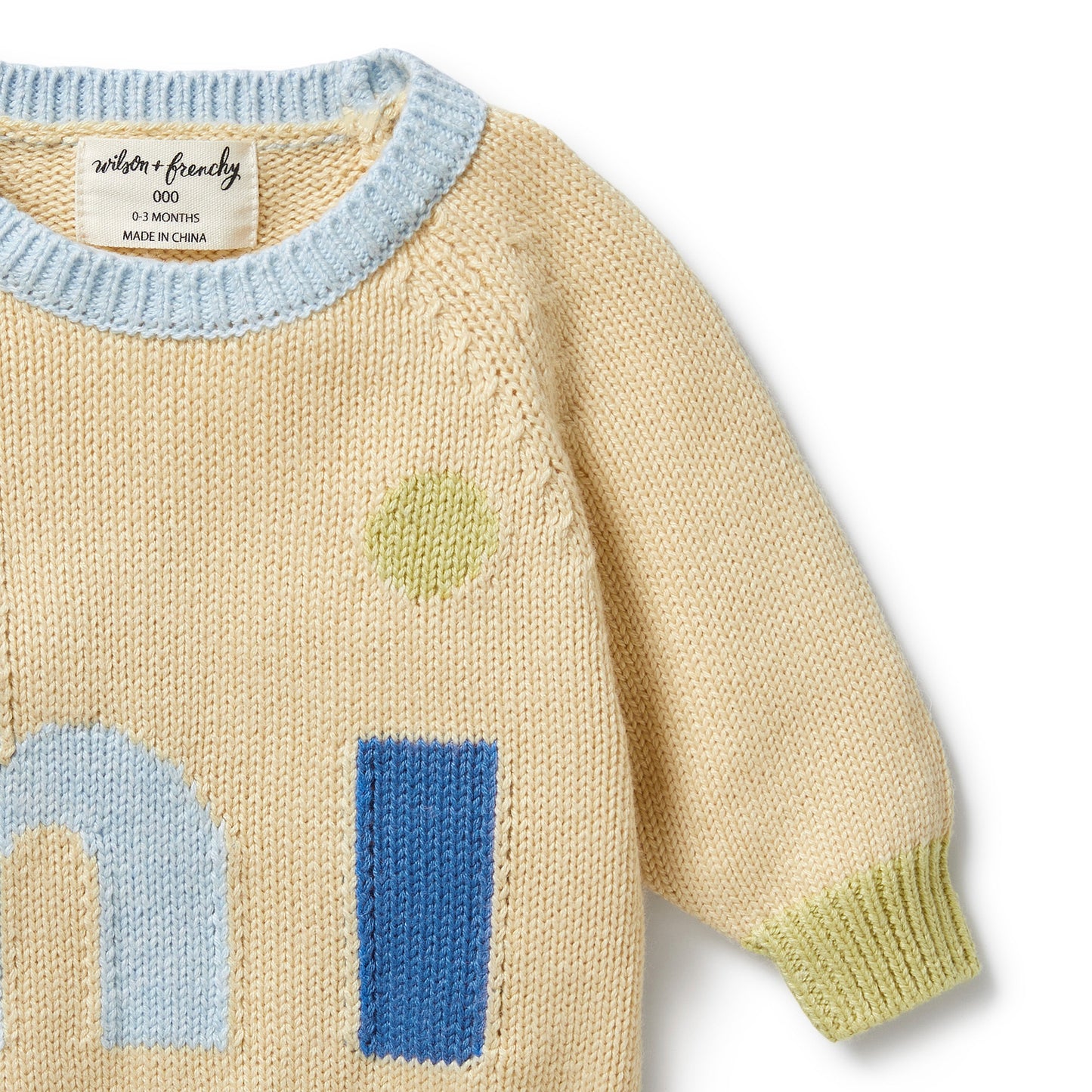 Wilson and Frenchy - KNITTED JACQUARD JUMPER - DEW