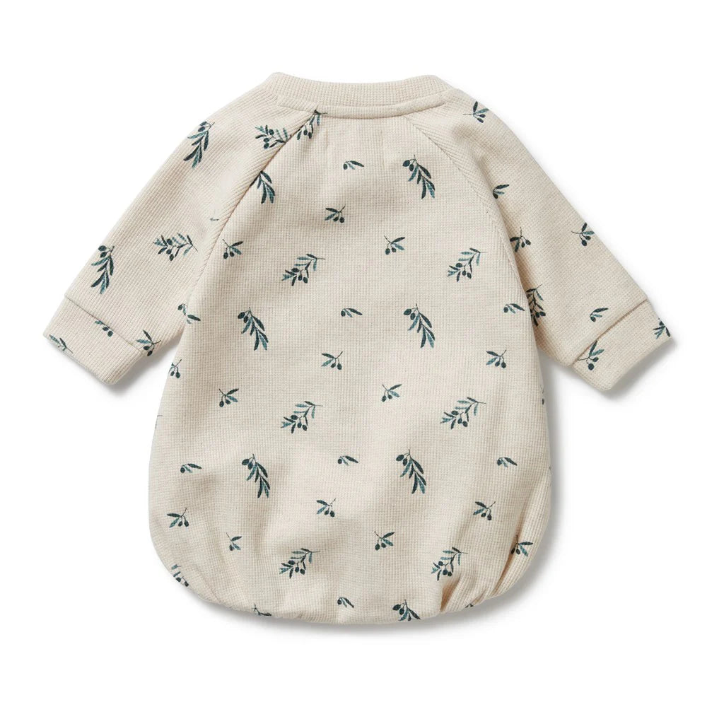 Wilson & Frenchy Little Olive Organic Waffle Bodysuit
