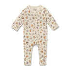 Wilson & Frenchy Maple Glow Organic Zipsuit with Feet