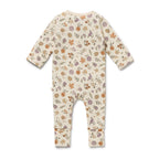 Wilson & Frenchy Maple Glow Organic Zipsuit with Feet