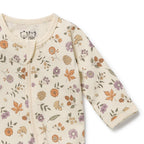 Wilson & Frenchy Maple Glow Organic Zipsuit with Feet