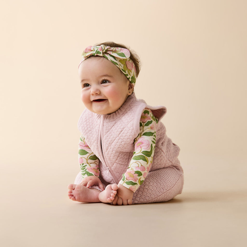 Wilson & Frenchy Ma Fleur Organic Bodysuit
