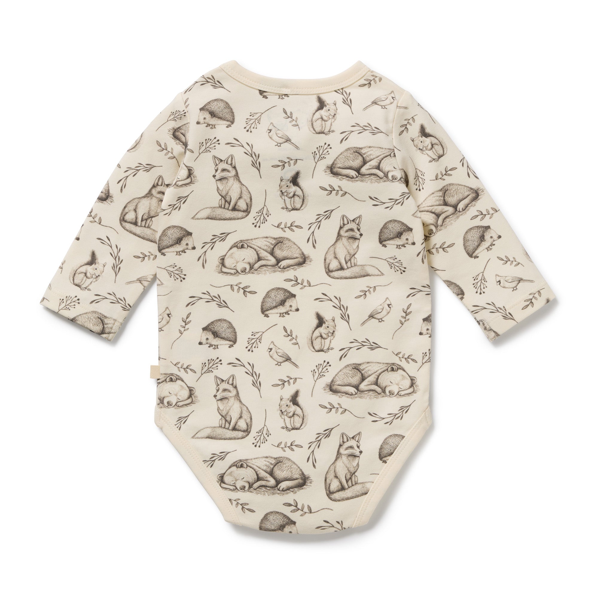 Wilson & Frenchy Foxglove Forest Organic Bodysuit