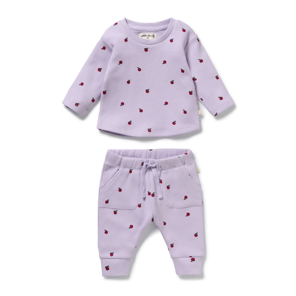 Wilson & Frenchy Berry Plums Organic Waffle Set