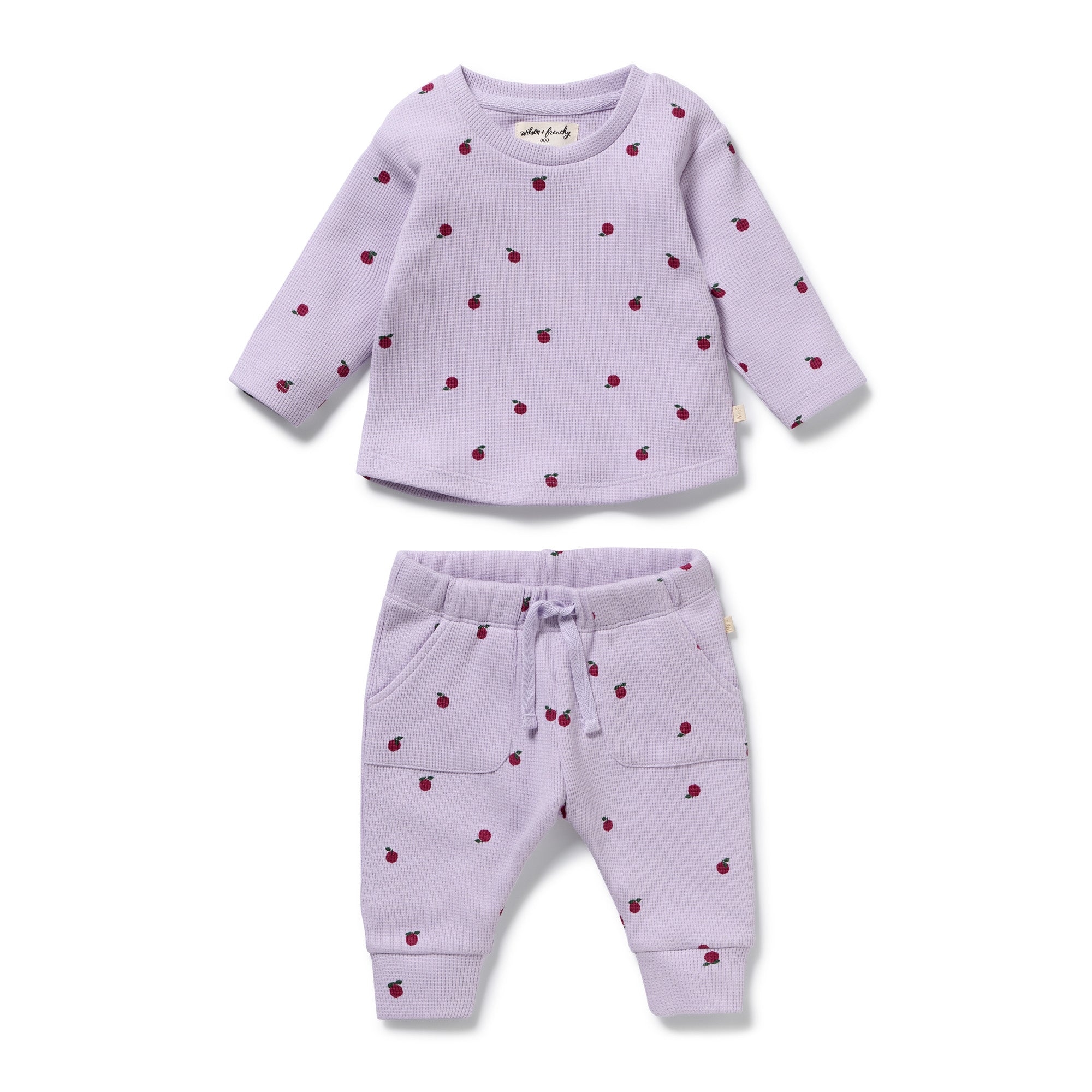 Wilson & Frenchy Berry Plums Organic Waffle Set