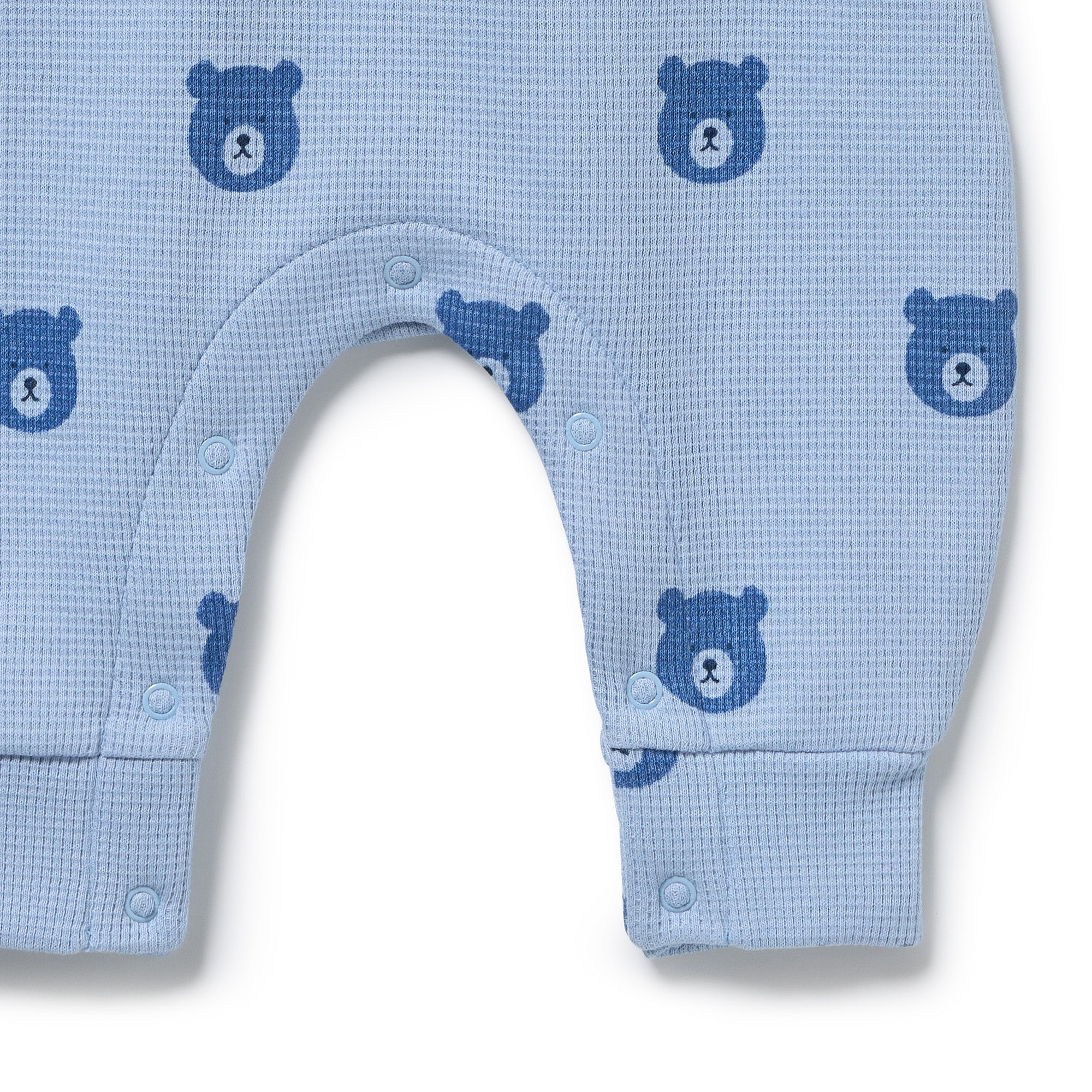 Wilson & Frenchy Bear Hugs Organic Waffle Overall