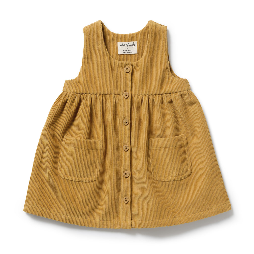 Wilson & Frenchy Amber Glow Organic Cord Dress