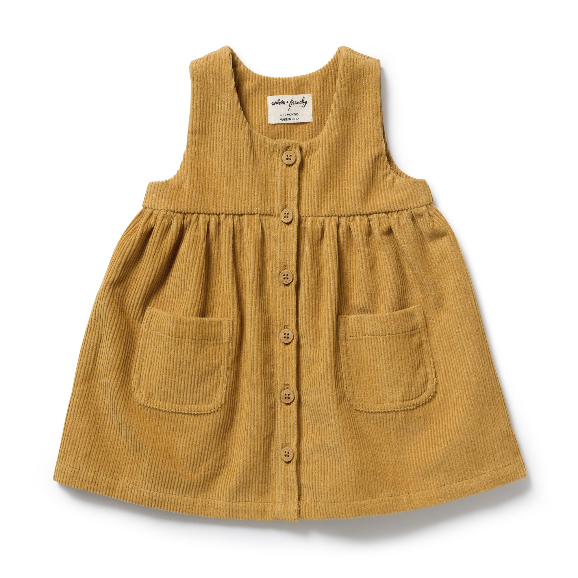 Wilson & Frenchy Amber Glow Organic Cord Dress