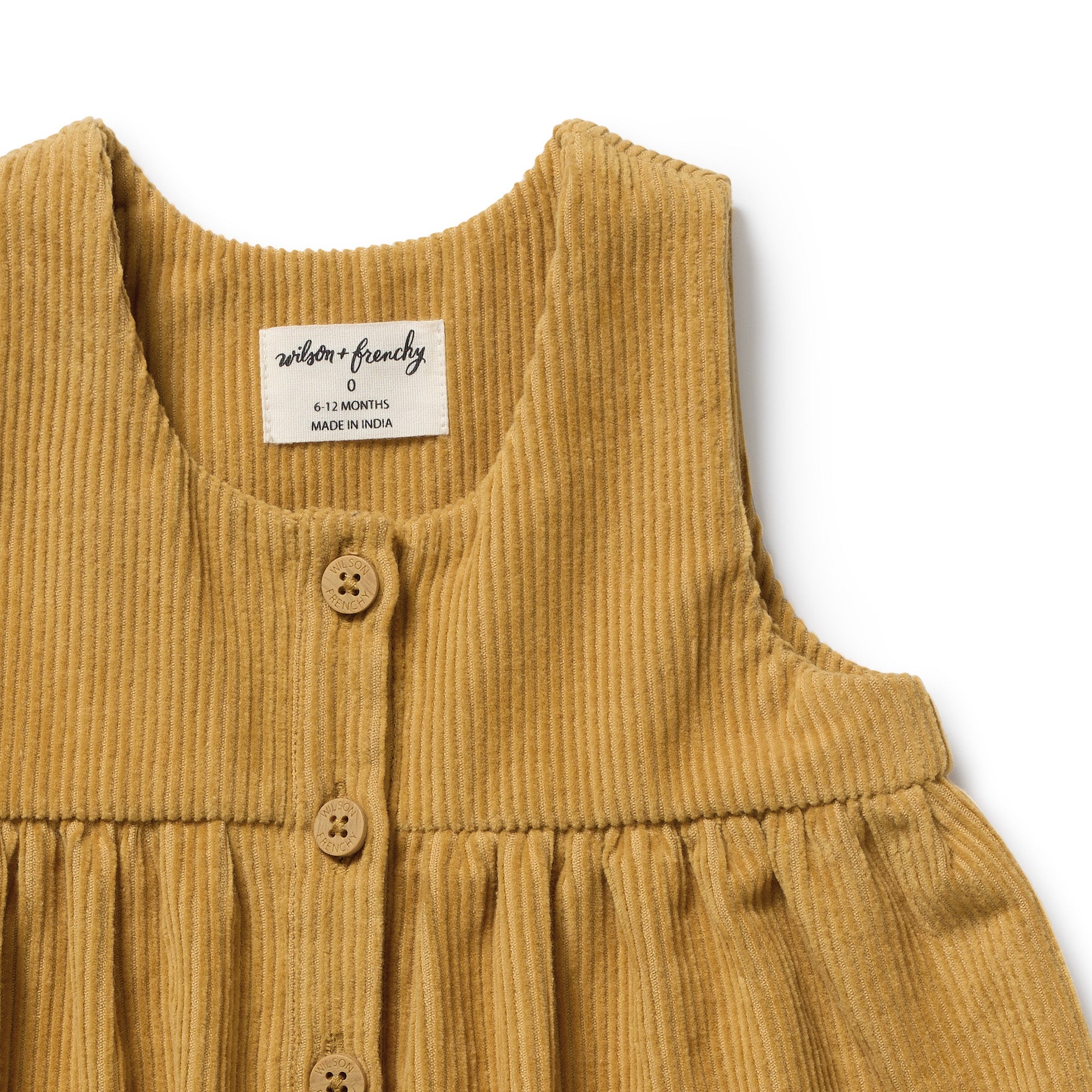 Wilson & Frenchy Amber Glow Organic Cord Dress