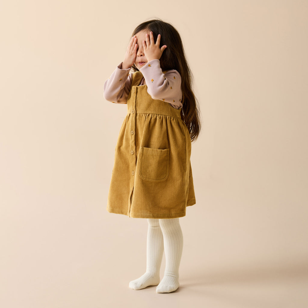 Wilson & Frenchy Amber Glow Organic Cord Dress