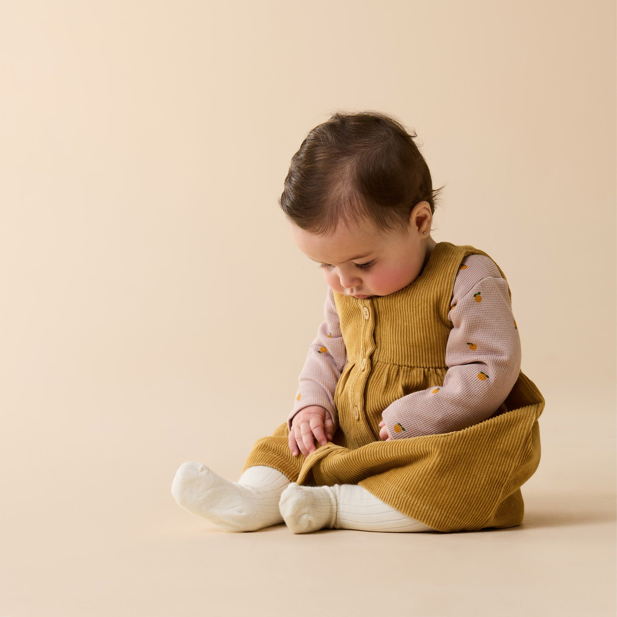 Wilson & Frenchy Amber Glow Organic Cord Dress