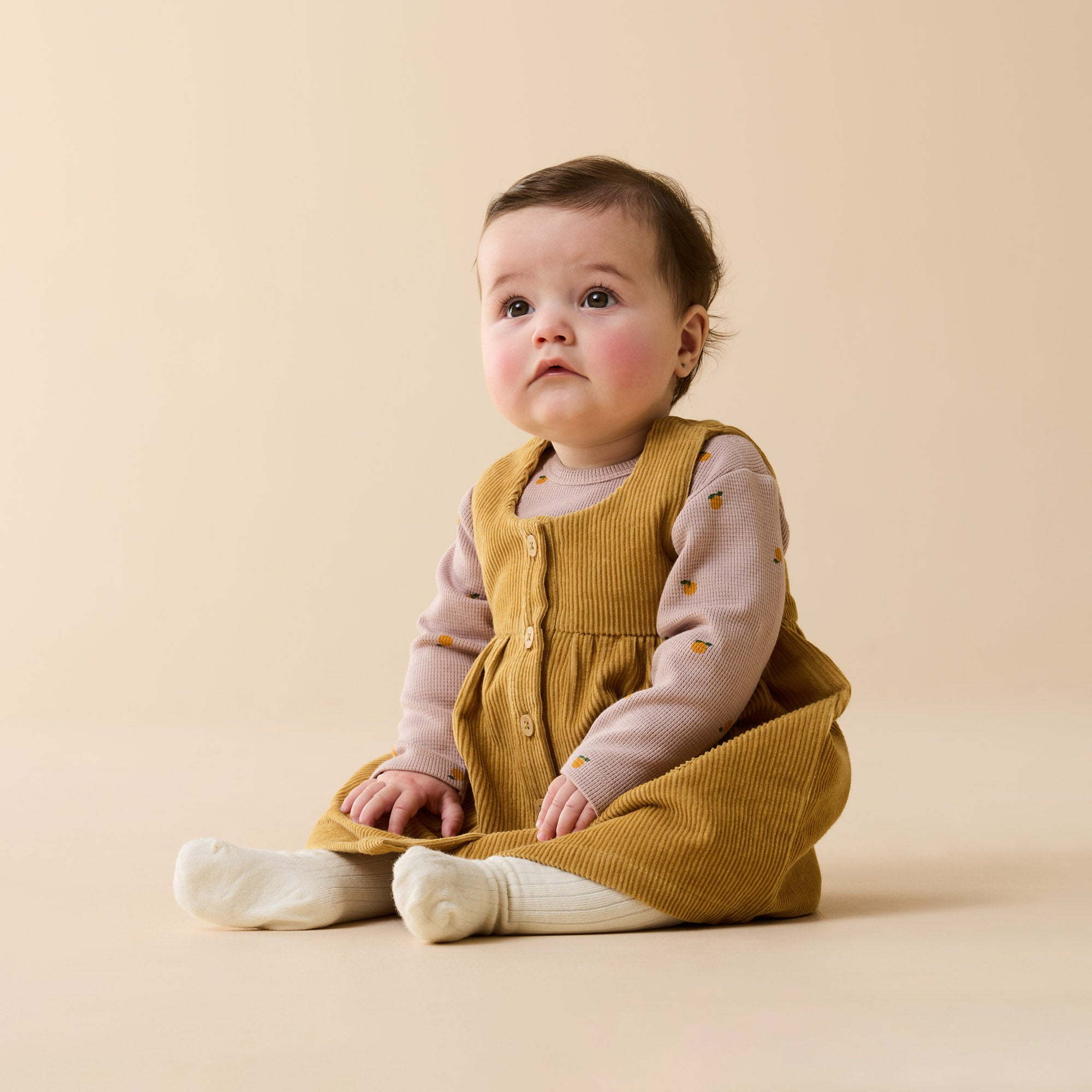 Wilson & Frenchy Amber Glow Organic Cord Dress