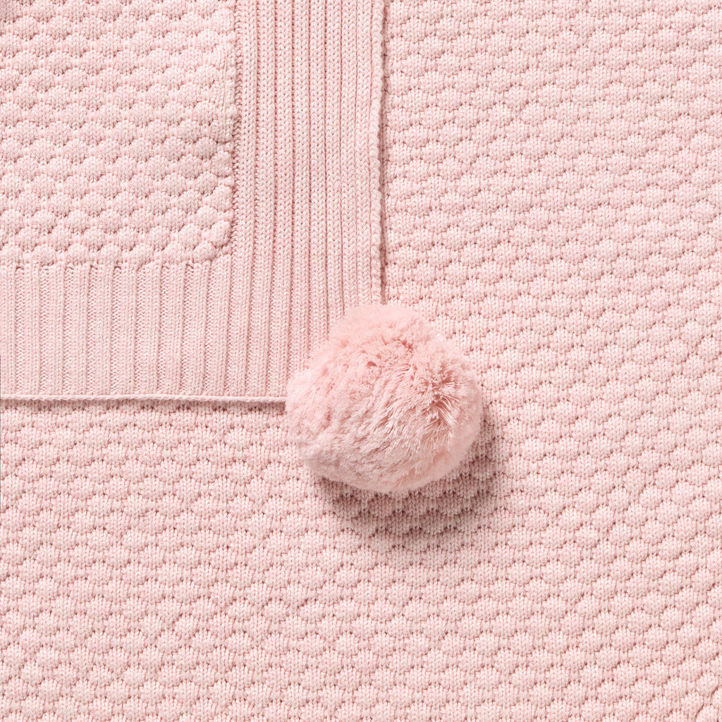 Wilson & Frenchy Marshmellow Organic Knitted Bubble Blanket
