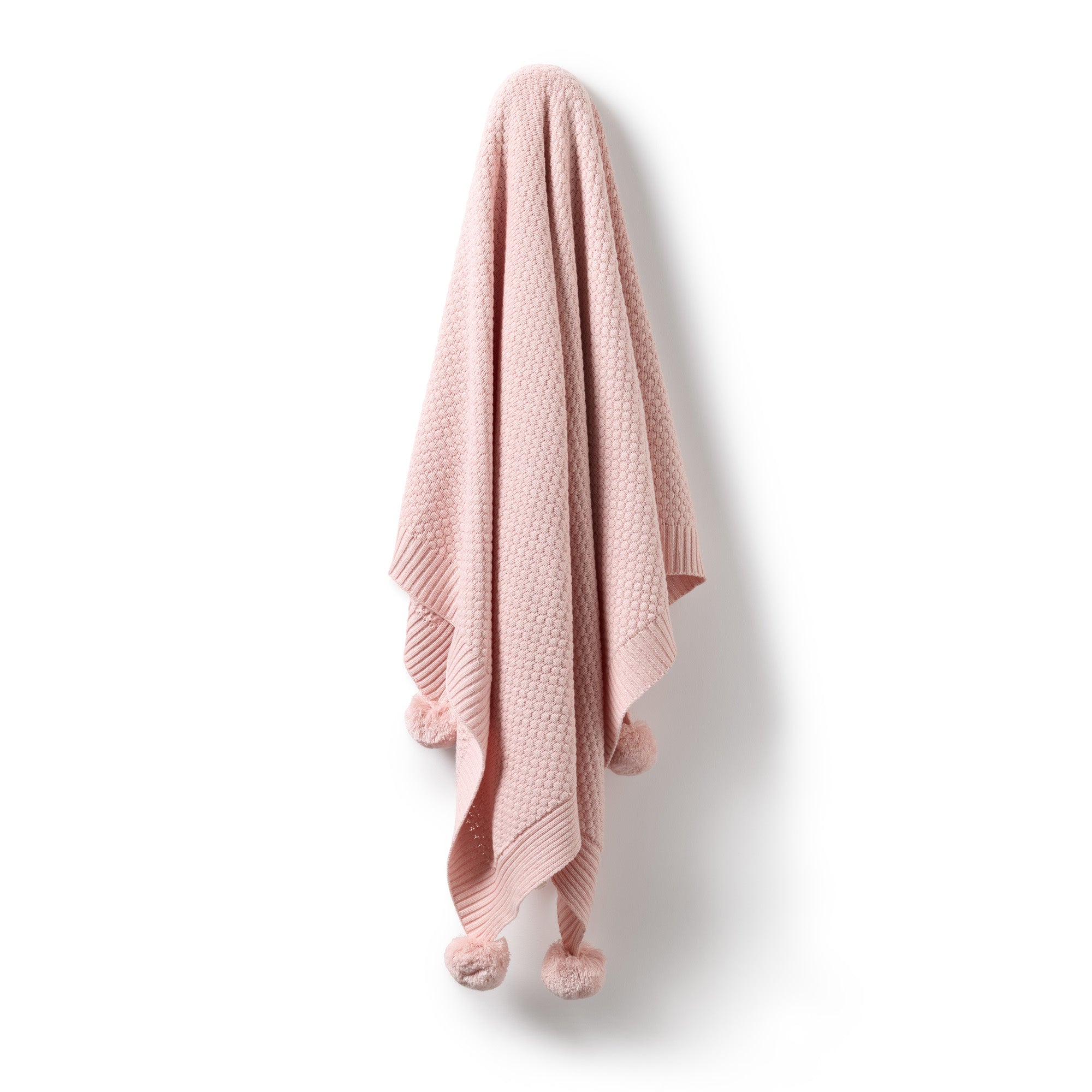 Wilson & Frenchy Marshmellow Organic Knitted Bubble Blanket