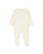 Bebe Milk Organic Pointelle LS Zipsuit