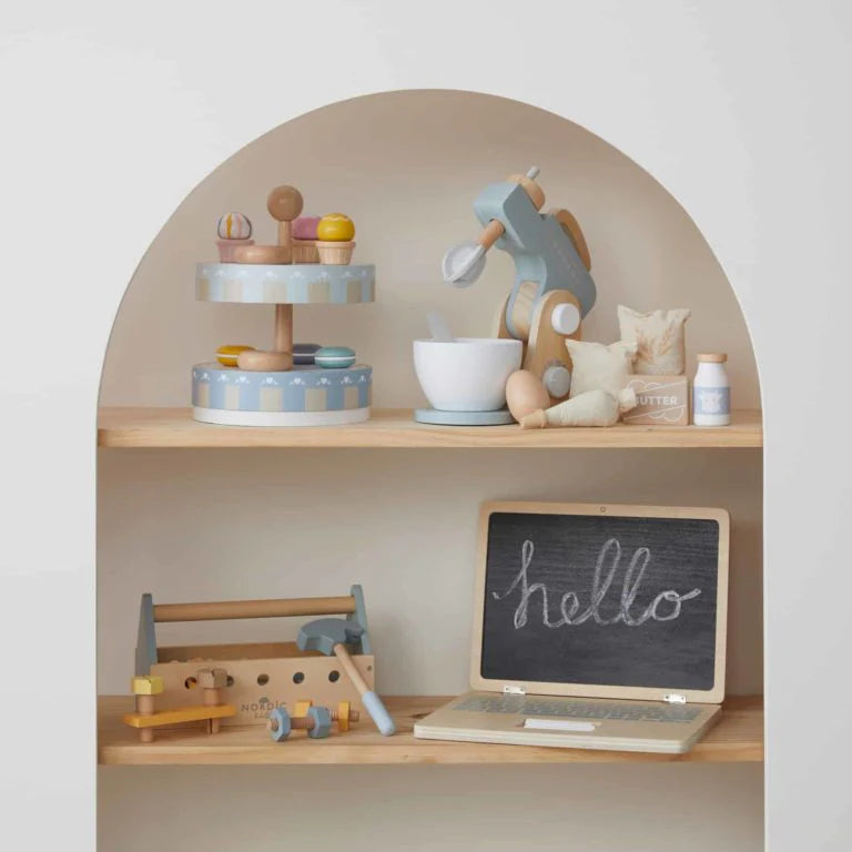 Nordic Kids Wooden Cake Stand Set