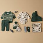 Wilson & Frenchy Woolly Whales Organic Bodysuit