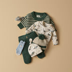 Wilson & Frenchy Woolly Whales Organic Bodysuit