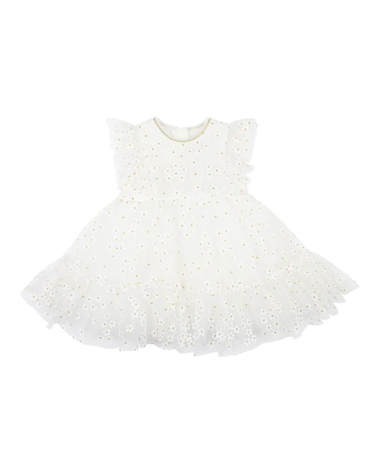 Bebe Daisy Glitter Dress