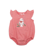 Bebe- Xmas Kookaburra Bodysuit- Red Stripe