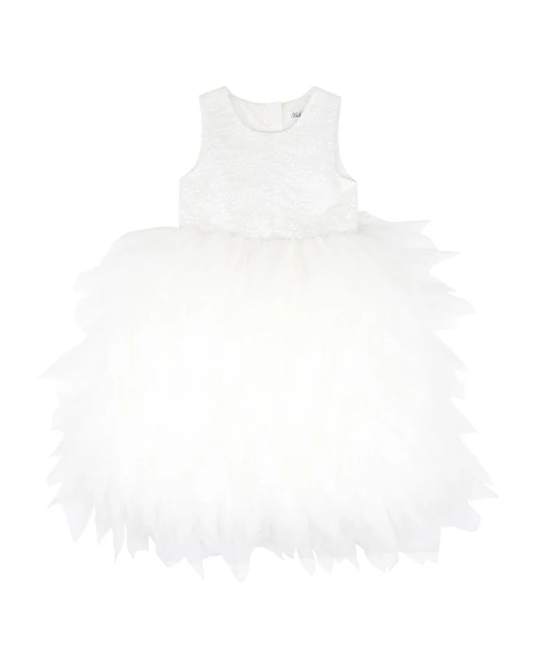 Bebe Waterfall Tulle Dress Ankle Length 3-7Yrs