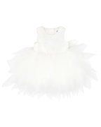 Bebe Waterfall Tulle Dress