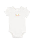 Bebe Bonnie Organic Embroidered Bodysuit
