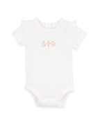 Bebe Bonnie Organic Embroidered Bodysuit