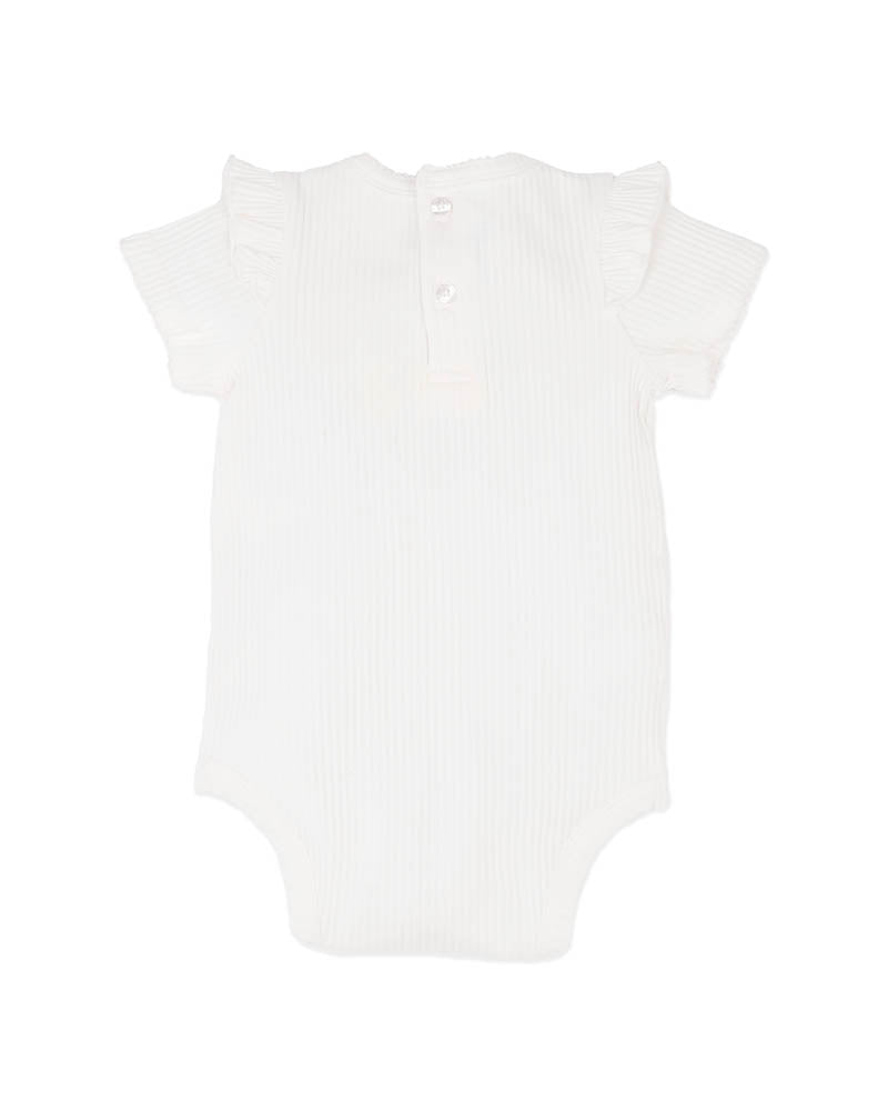 Bebe Bonnie Organic Embroidered Bodysuit