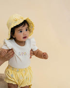 Bebe Bonnie Organic Embroidered Bodysuit