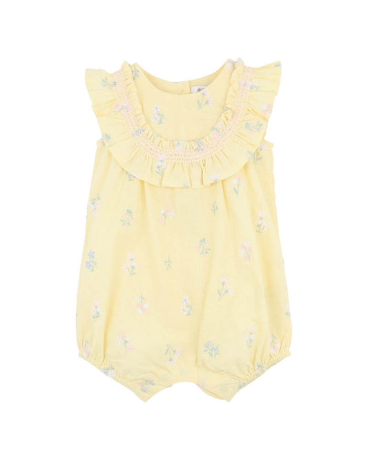 Bebe Bonnie Embroidered Romper