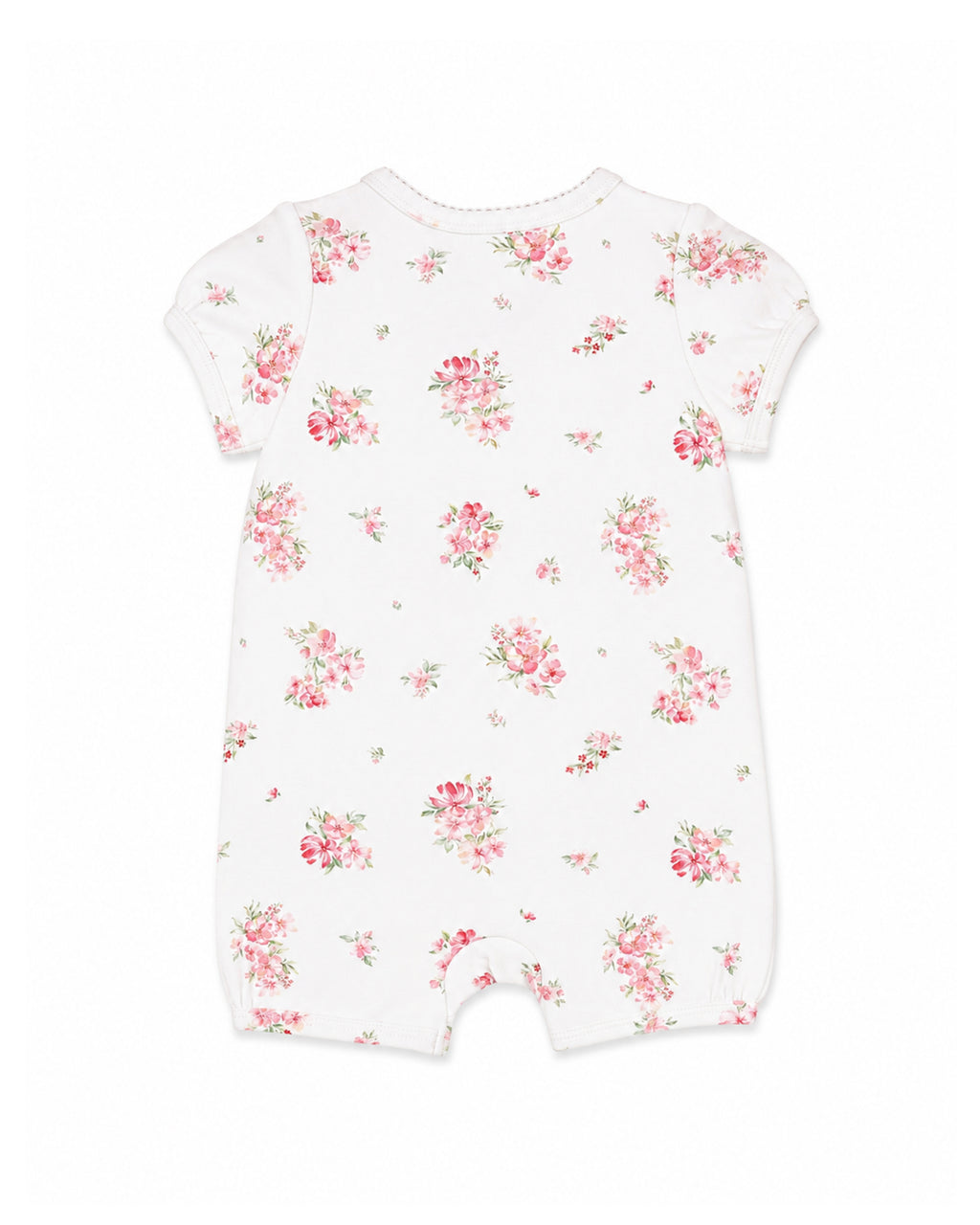 Bebe Chelsea Organic Short Sleeve Zip Romper