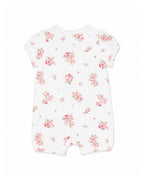 Bebe Chelsea Organic Short Sleeve Zip Romper