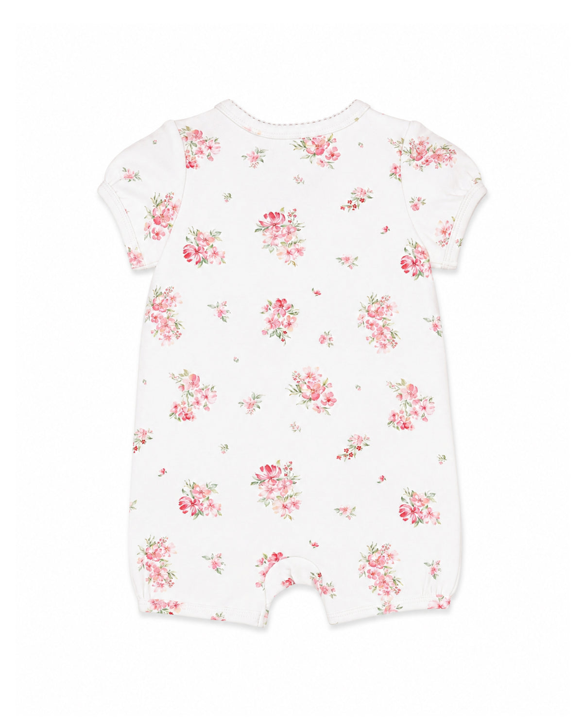 Bebe Chelsea Organic Short Sleeve Zip Romper