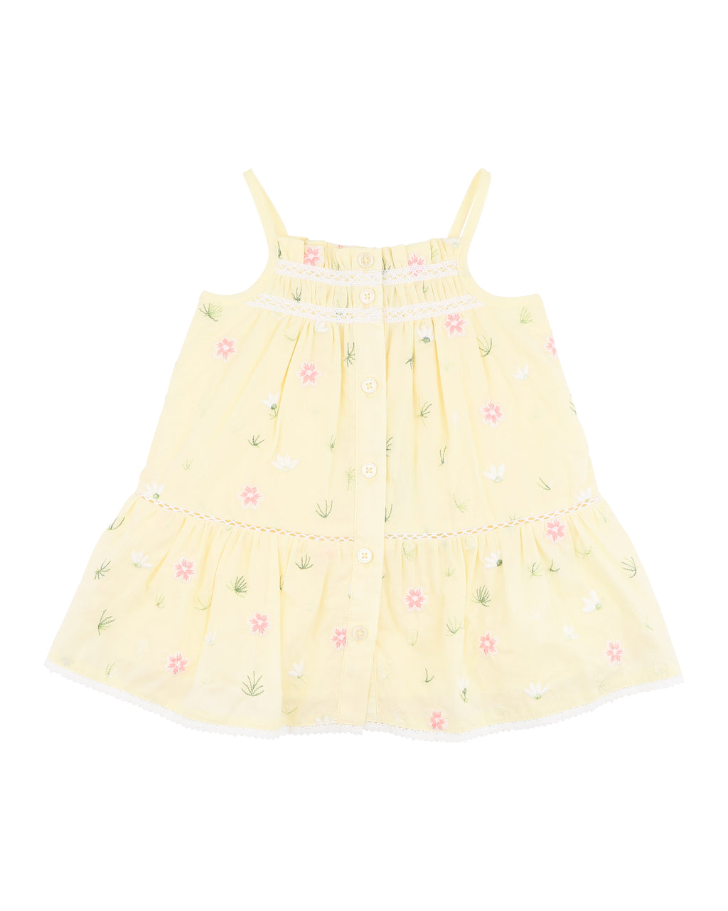Bebe Pia All Over Embroidery Dress