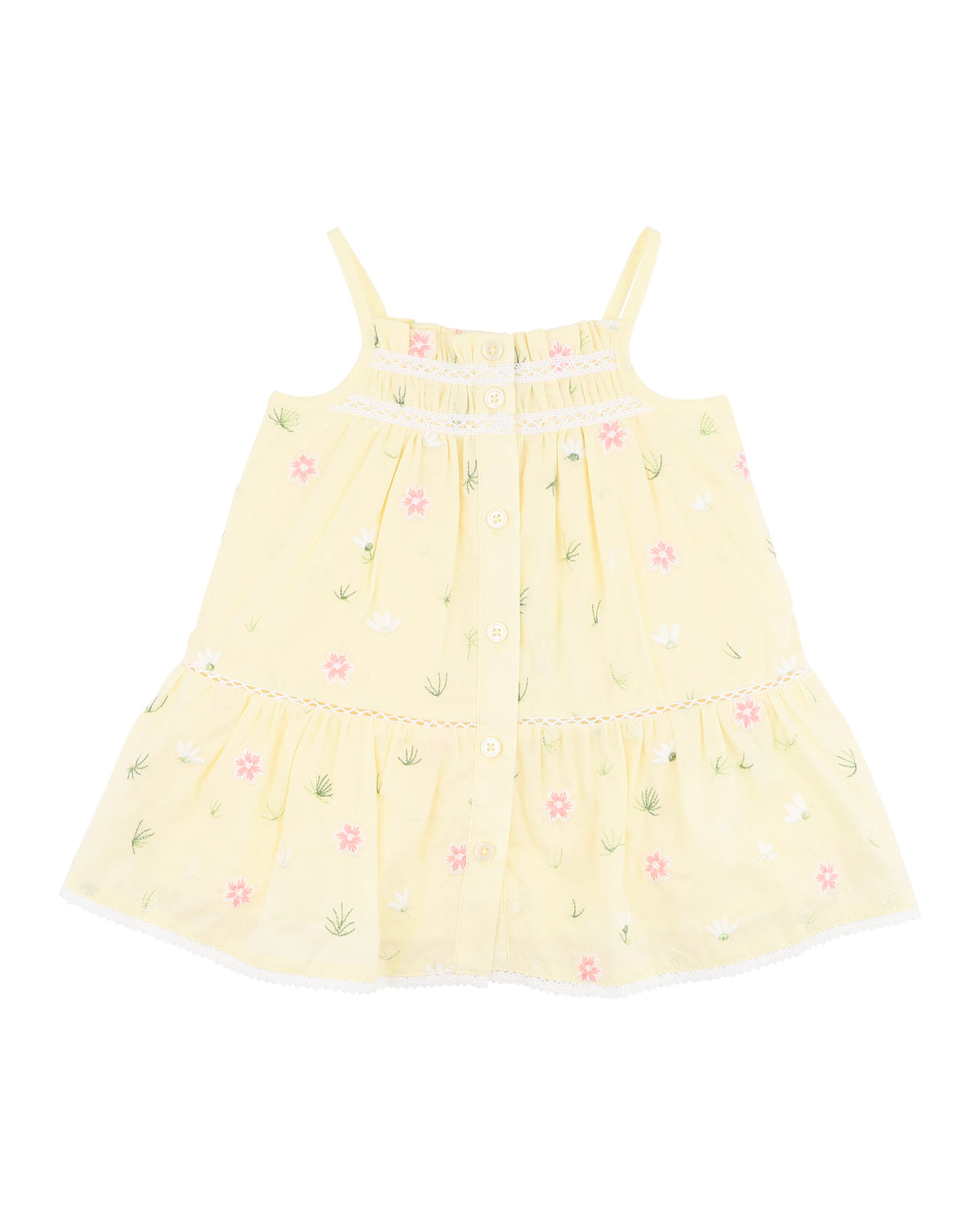 Bebe Pia All Over Embroidery Dress