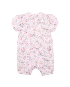 Bebe Willa Organic Short Sleeve Zip Romper