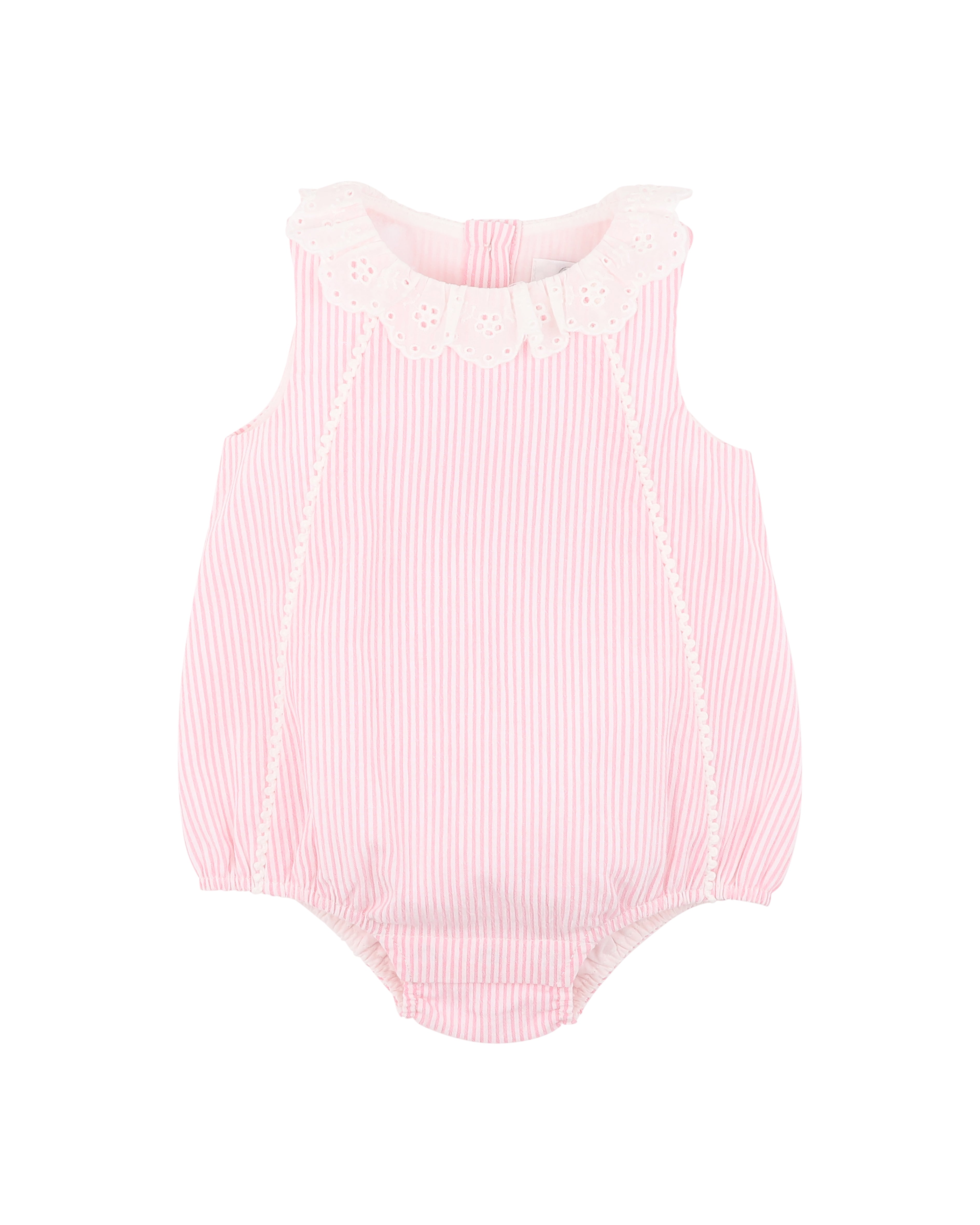 Bebe Willa Stripe Lace Collar Bodysuit
