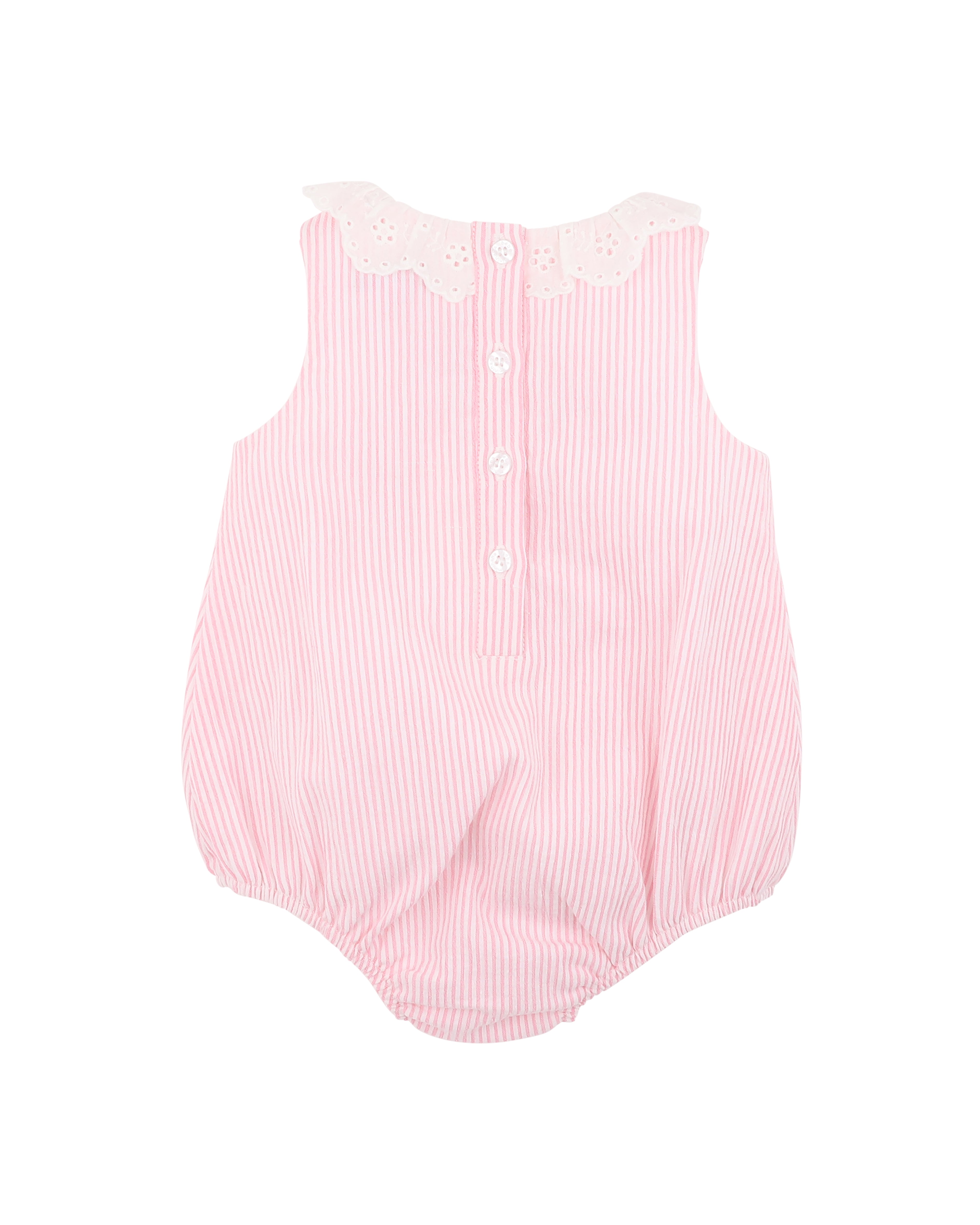 Bebe Willa Stripe Lace Collar Bodysuit