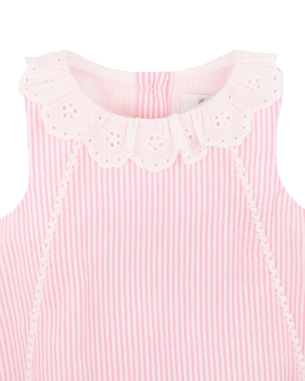 Bebe Willa Stripe Lace Collar Bodysuit