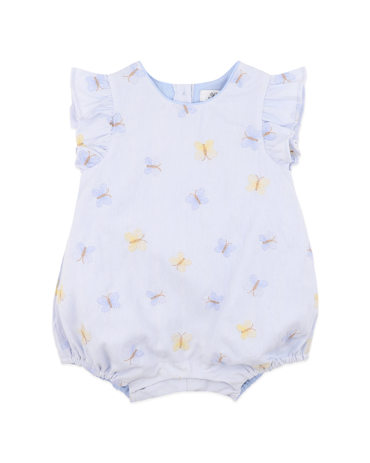 Bebe Libby Embroidered Butterfly Romper