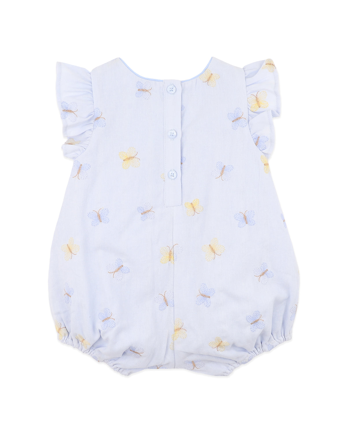 Bebe Libby Embroidered Butterfly Romper