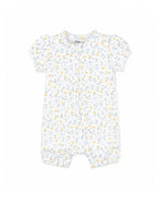 Bebe Libby Organic Short Sleeve Zip Romper