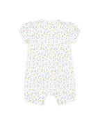 Bebe Libby Organic Short Sleeve Zip Romper