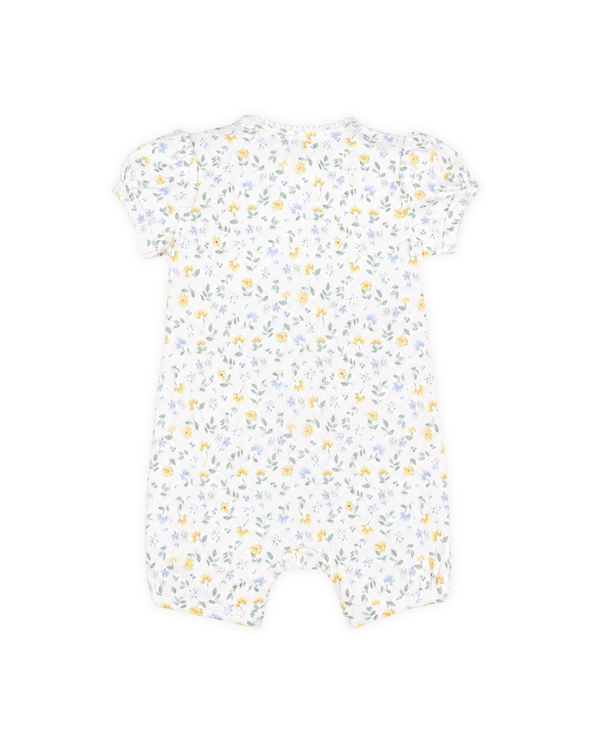 Bebe Libby Organic Short Sleeve Zip Romper